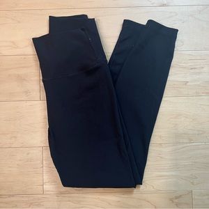 Black Ribbed Leggings